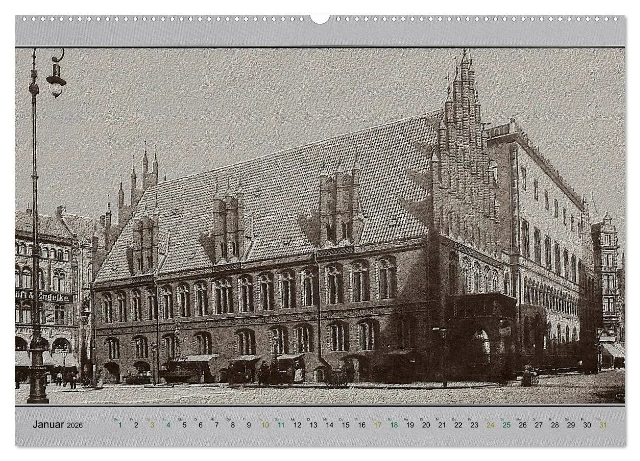 Bild: 9783457903964 | Hannover, alte Aufnahmen neu interpretiert. (Wandkalender 2026 DIN...