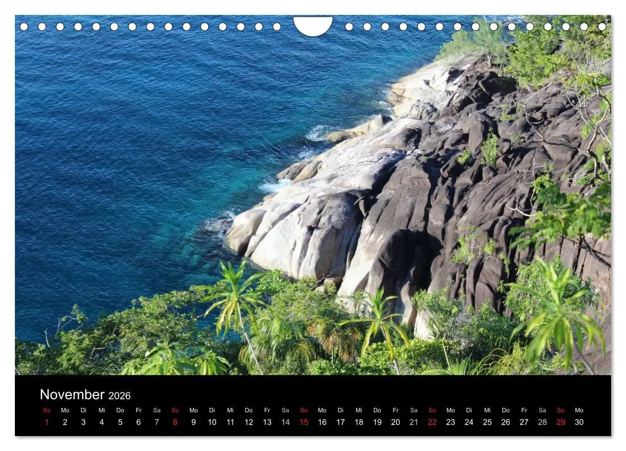 Bild: 9783516163964 | Seychellen (Wandkalender 2026 DIN A4 quer), CALVENDO Monatskalender