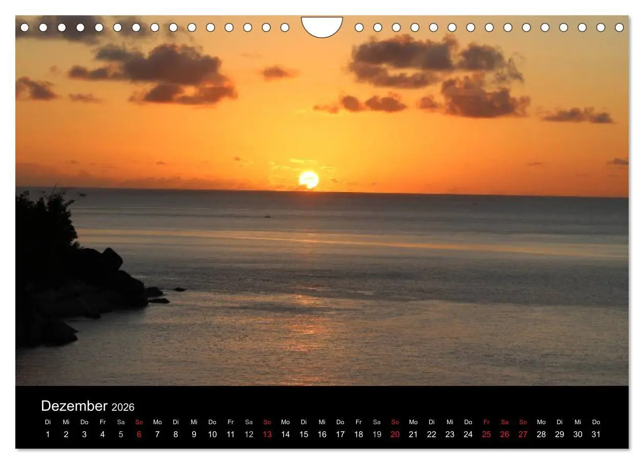 Bild: 9783516163964 | Seychellen (Wandkalender 2026 DIN A4 quer), CALVENDO Monatskalender
