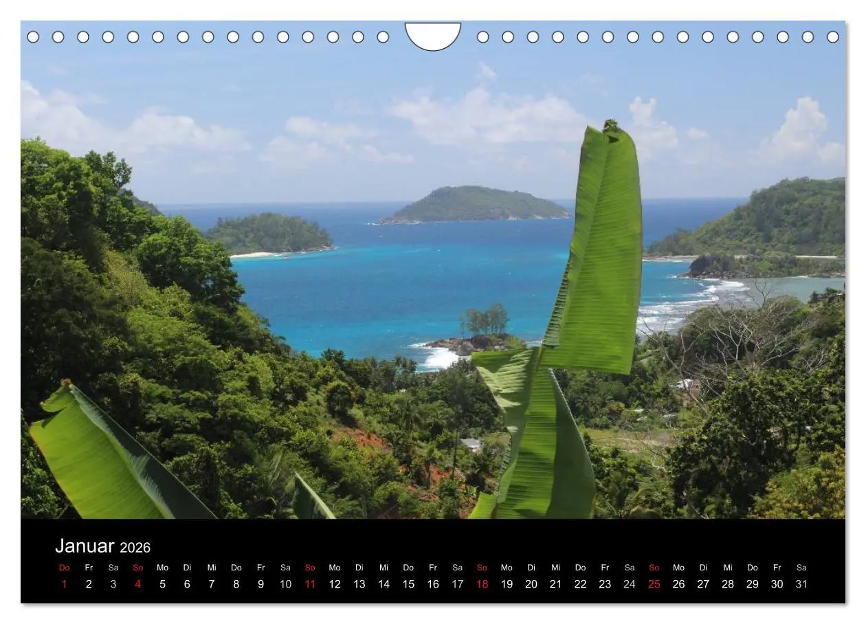 Bild: 9783516163964 | Seychellen (Wandkalender 2026 DIN A4 quer), CALVENDO Monatskalender