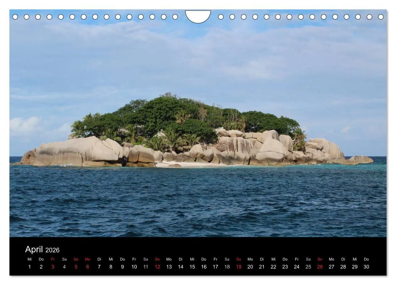 Bild: 9783516163964 | Seychellen (Wandkalender 2026 DIN A4 quer), CALVENDO Monatskalender