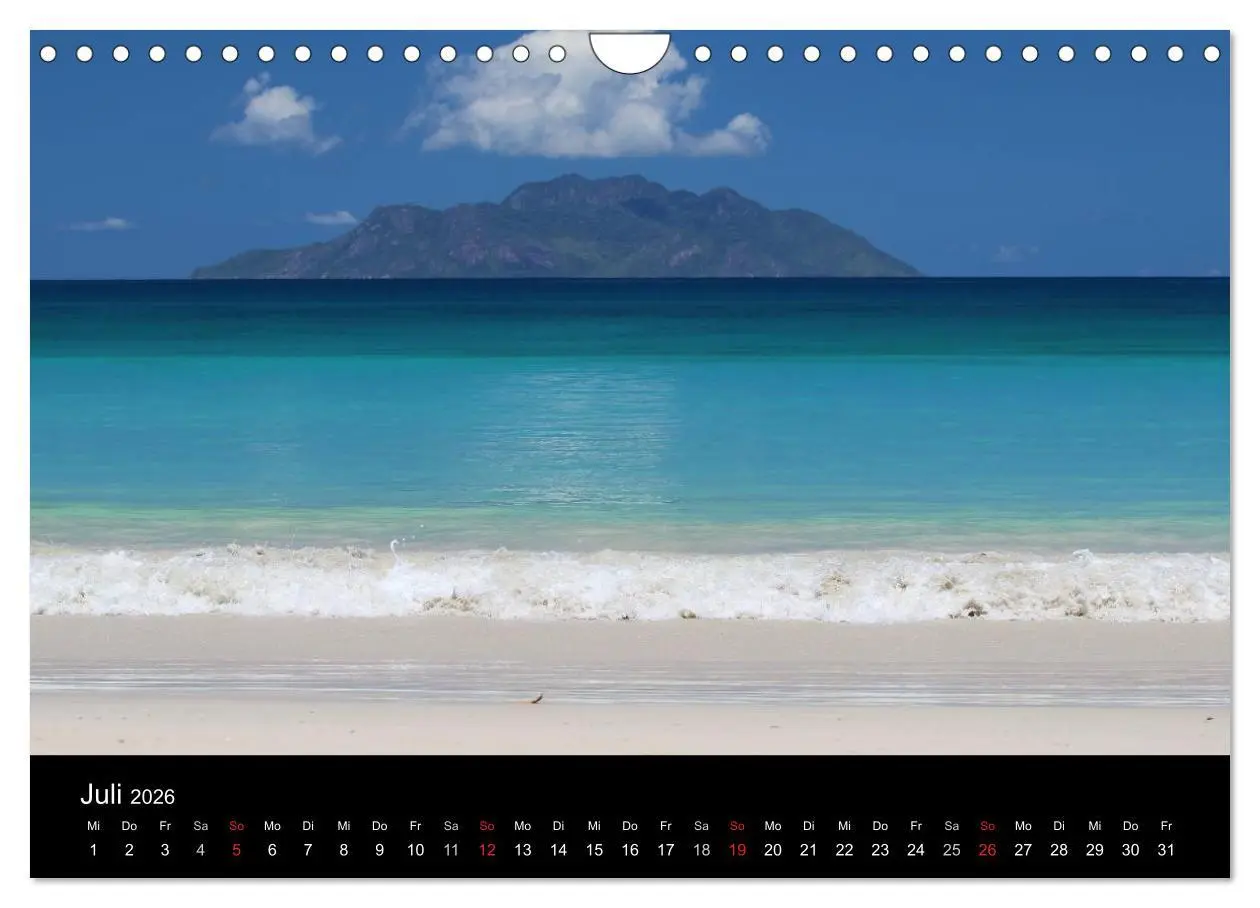 Bild: 9783516163964 | Seychellen (Wandkalender 2026 DIN A4 quer), CALVENDO Monatskalender