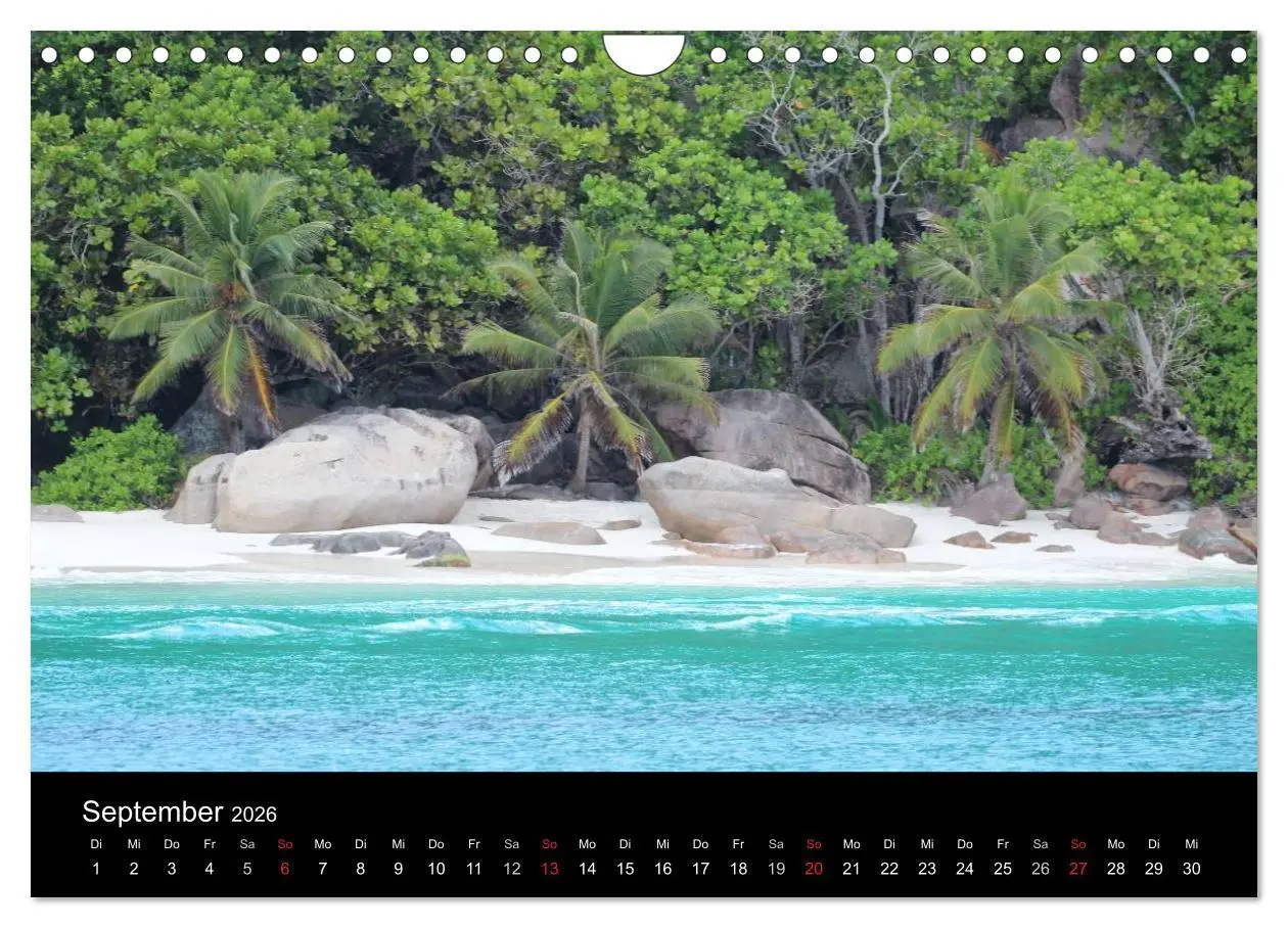 Bild: 9783516163964 | Seychellen (Wandkalender 2026 DIN A4 quer), CALVENDO Monatskalender