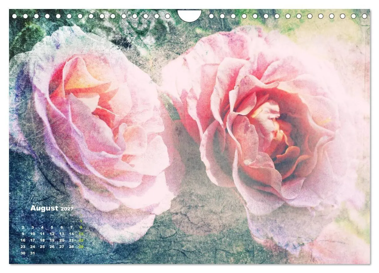 Bild: 9783594073964 | Rosen Romantik (Wandkalender 2027 DIN A4 quer), CALVENDO...
