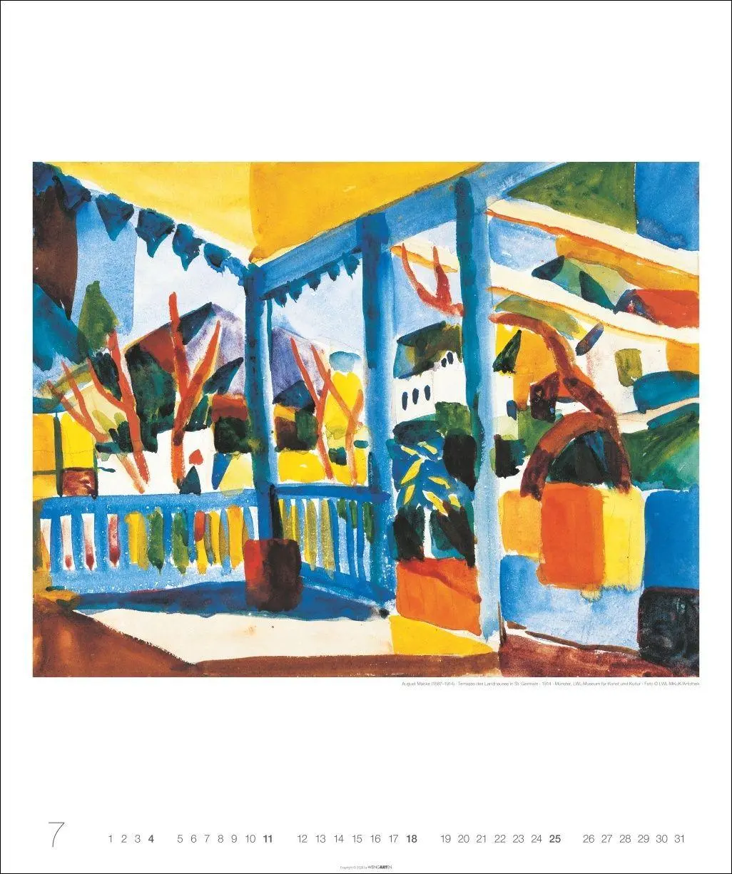Bild: 9783839903964 | August Macke Edition Kalender 2027 | August Macke | Kalender | 14 S.