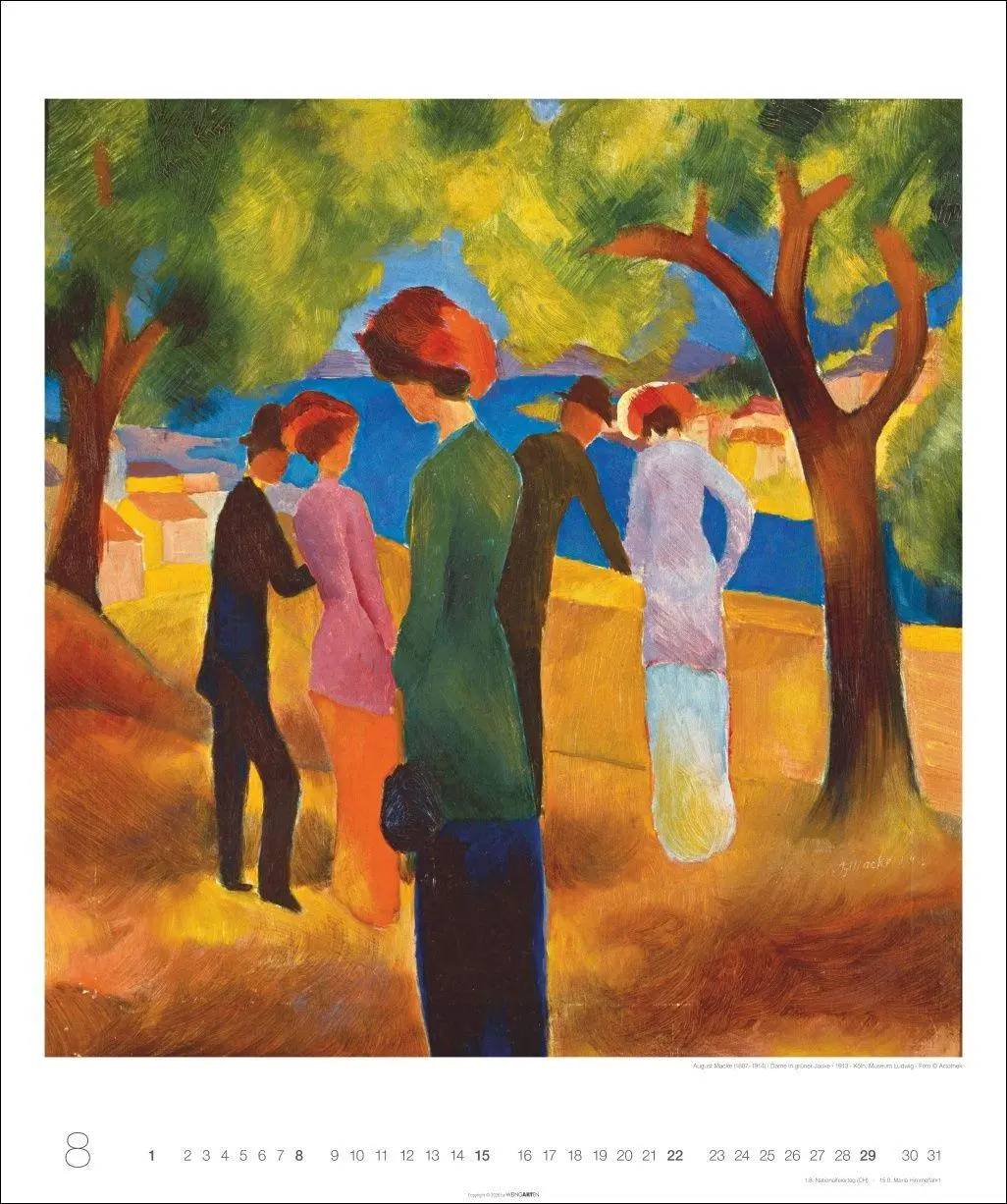 Bild: 9783839903964 | August Macke Edition Kalender 2027 | August Macke | Kalender | 14 S.