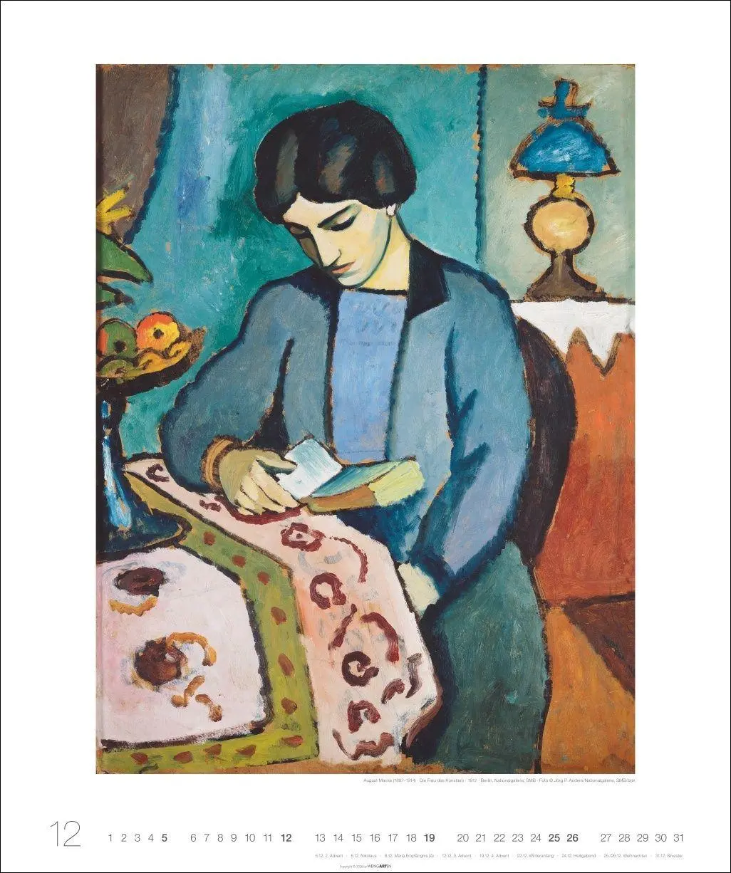 Bild: 9783839903964 | August Macke Edition Kalender 2027 | August Macke | Kalender | 14 S.