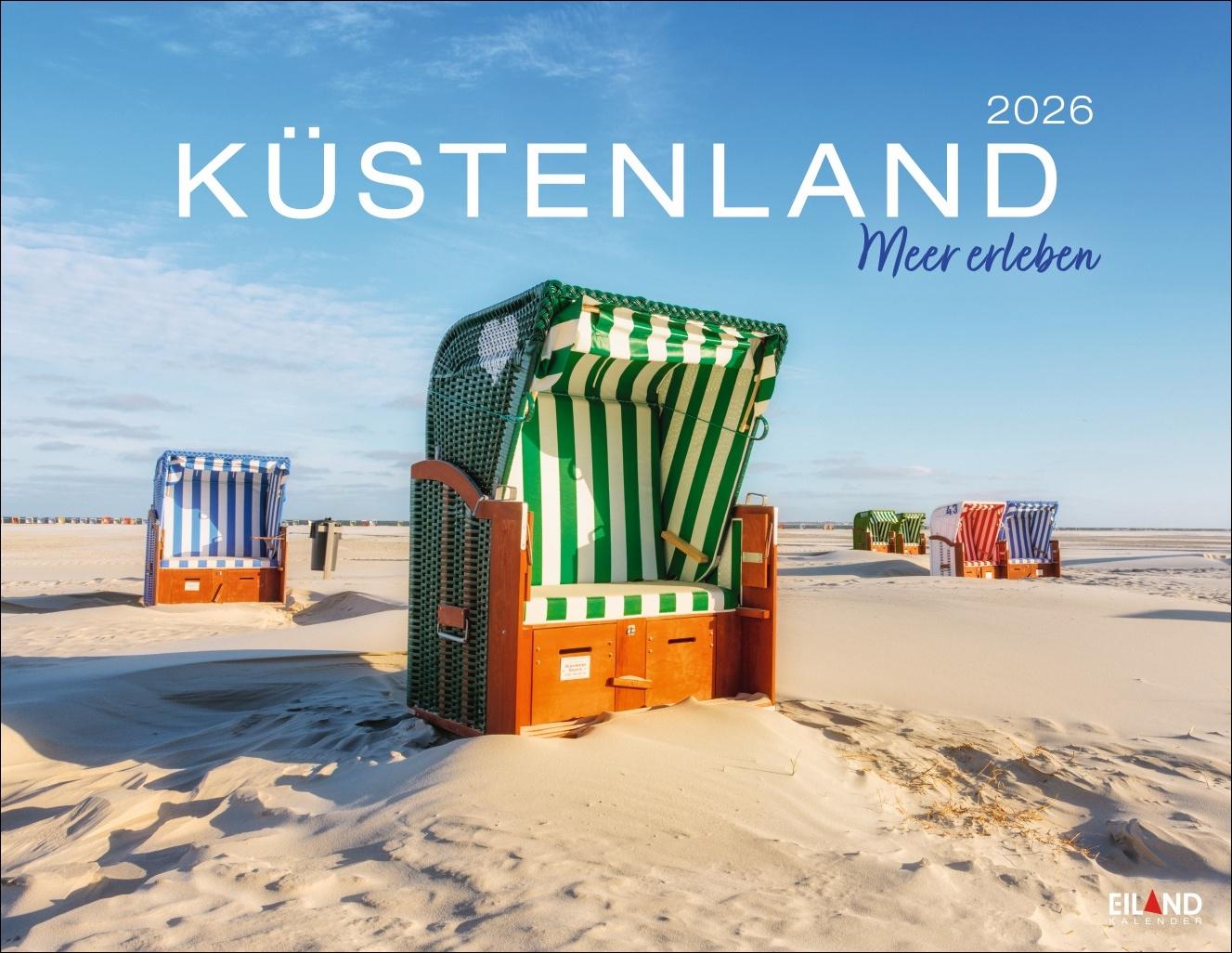 Cover: 9783964023964 | Küstenland Kalender 2026 - Meer erleben | Eiland | Kalender | 13 S.