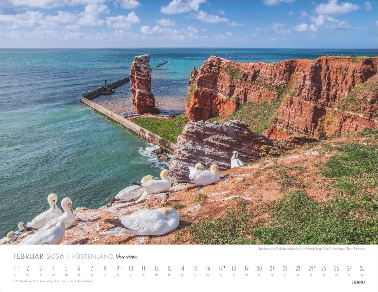 Bild: 9783964023964 | Küstenland Kalender 2026 - Meer erleben | Eiland | Kalender | 13 S.