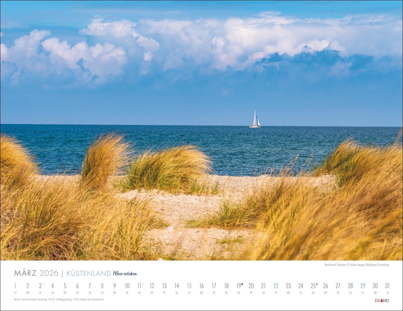 Bild: 9783964023964 | Küstenland Kalender 2026 - Meer erleben | Eiland | Kalender | 13 S.