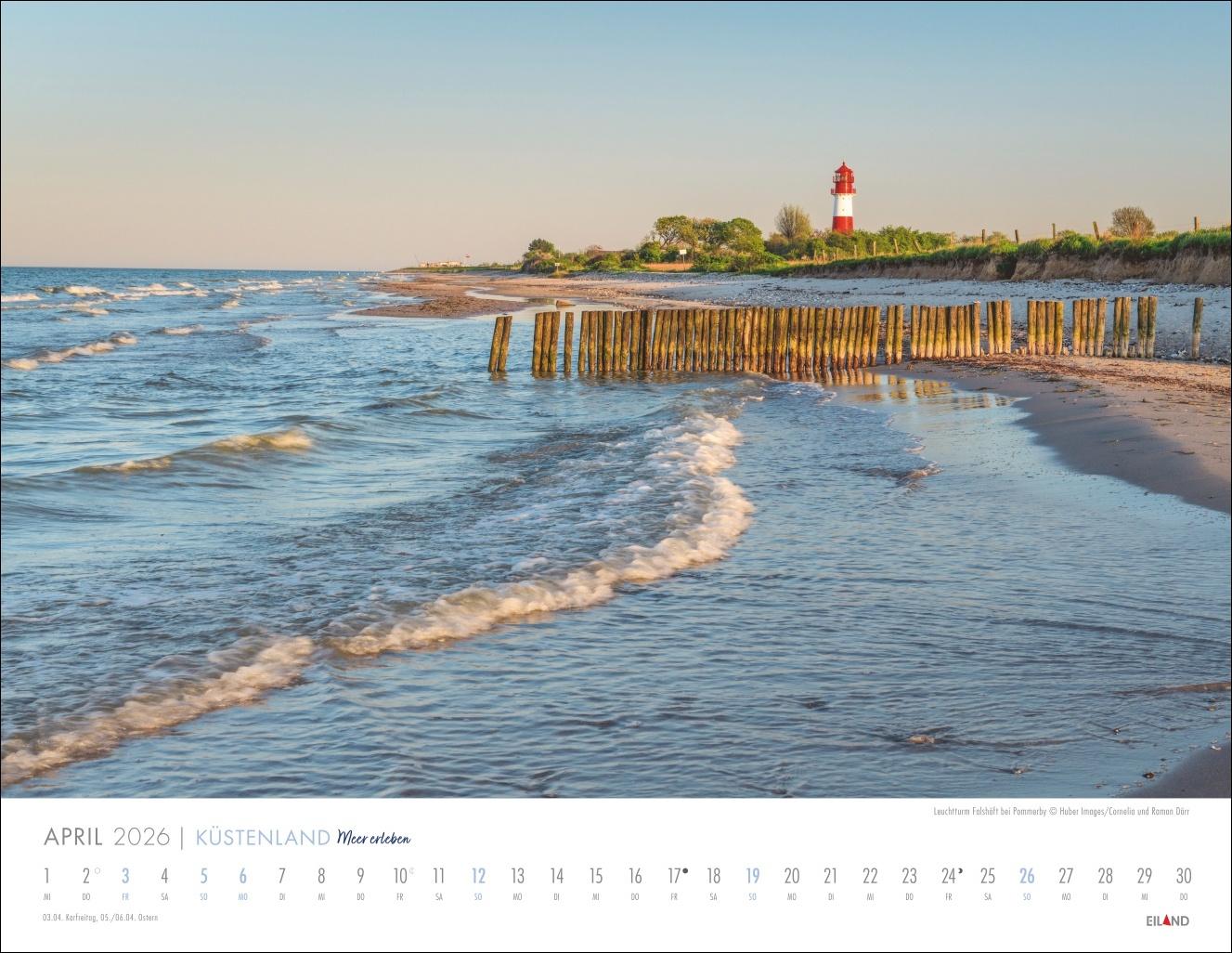 Bild: 9783964023964 | Küstenland Kalender 2026 - Meer erleben | Eiland | Kalender | 13 S.