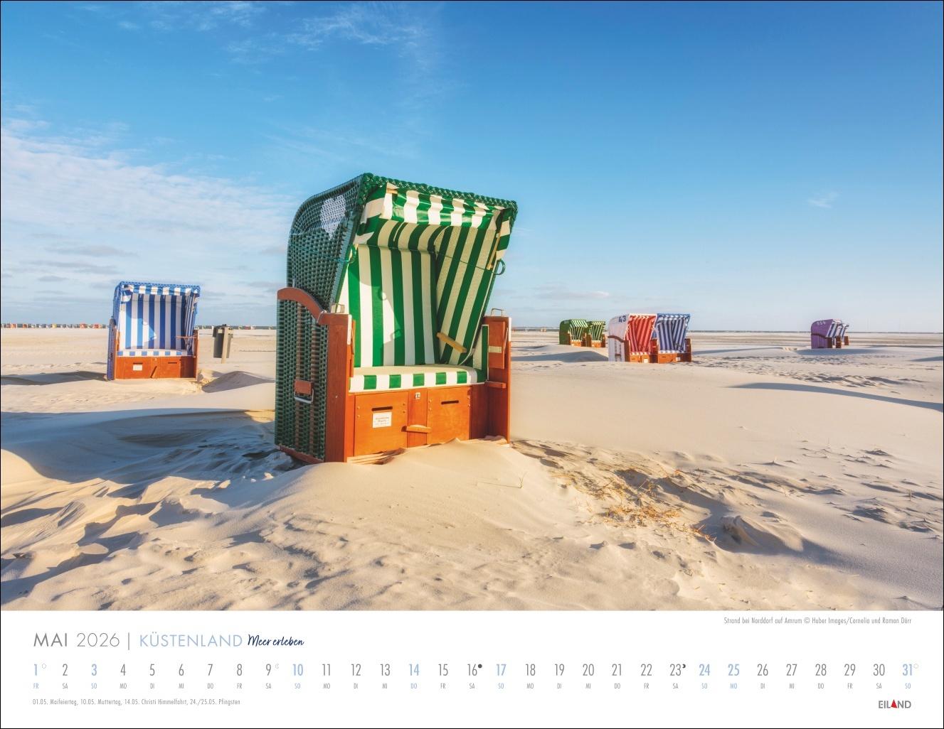 Bild: 9783964023964 | Küstenland Kalender 2026 - Meer erleben | Eiland | Kalender | 13 S.