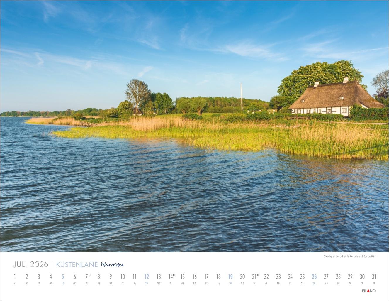 Bild: 9783964023964 | Küstenland Kalender 2026 - Meer erleben | Eiland | Kalender | 13 S.