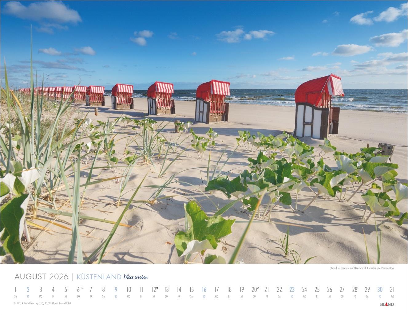 Bild: 9783964023964 | Küstenland Kalender 2026 - Meer erleben | Eiland | Kalender | 13 S.
