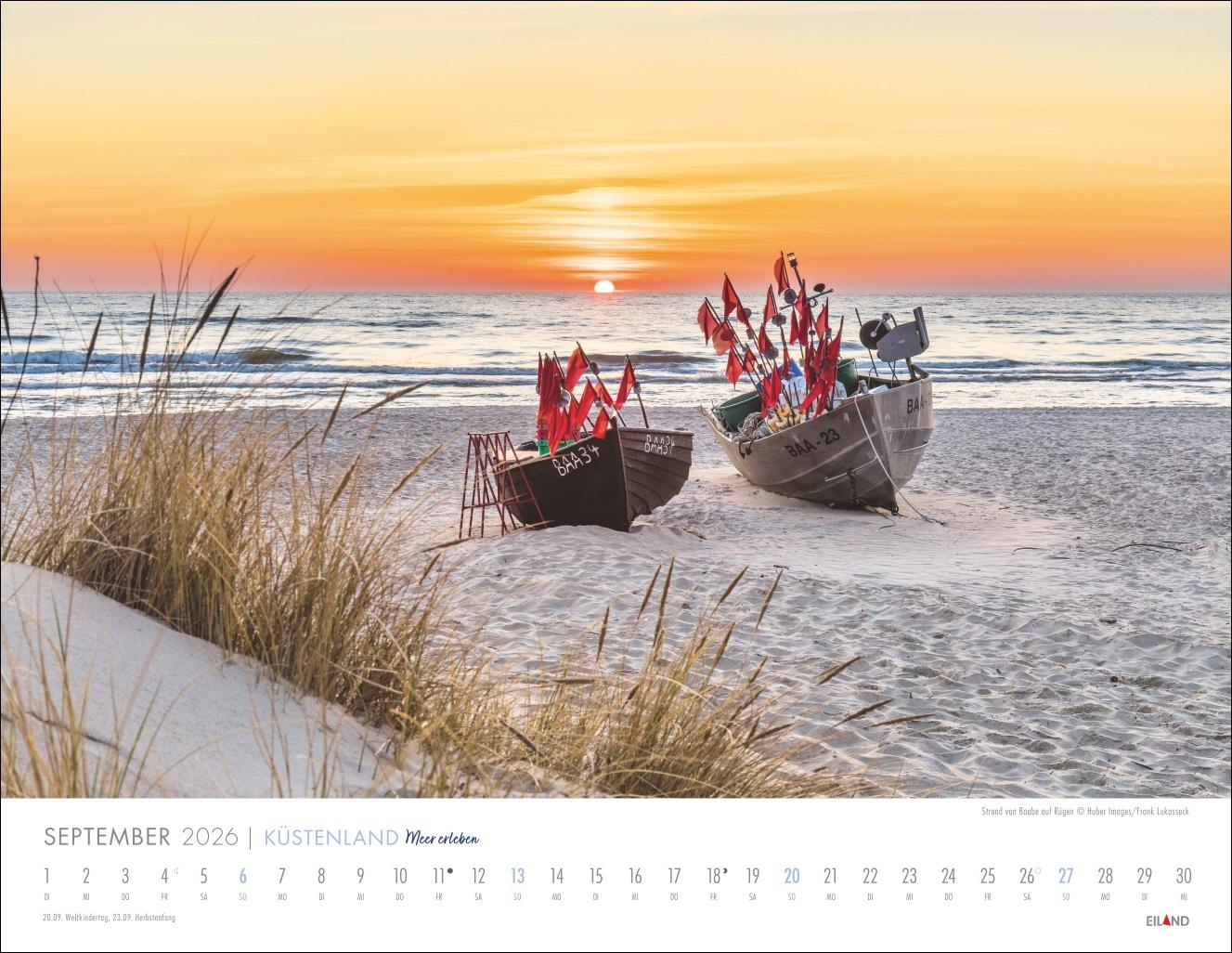 Bild: 9783964023964 | Küstenland Kalender 2026 - Meer erleben | Eiland | Kalender | 13 S.