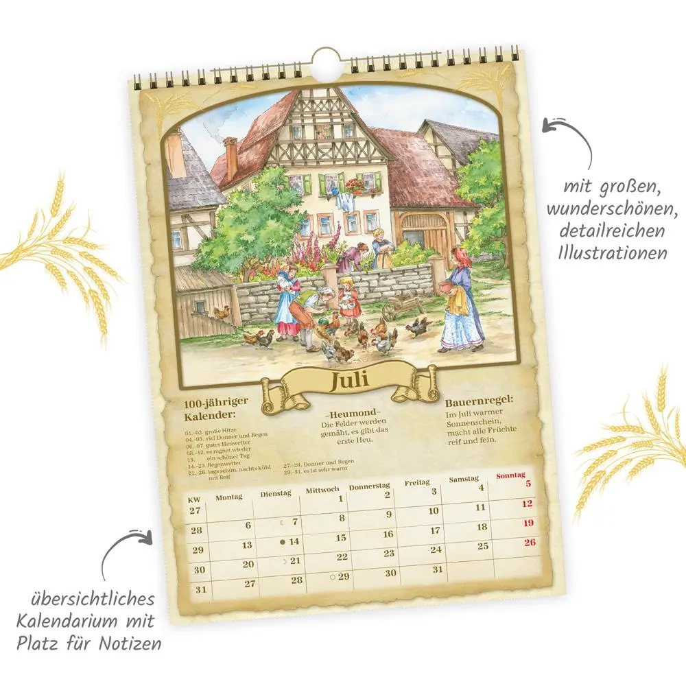 Bild: 9783988023964 | Trötsch Classickalender Der 100-jährige Kalender 2026 | Wandkalender