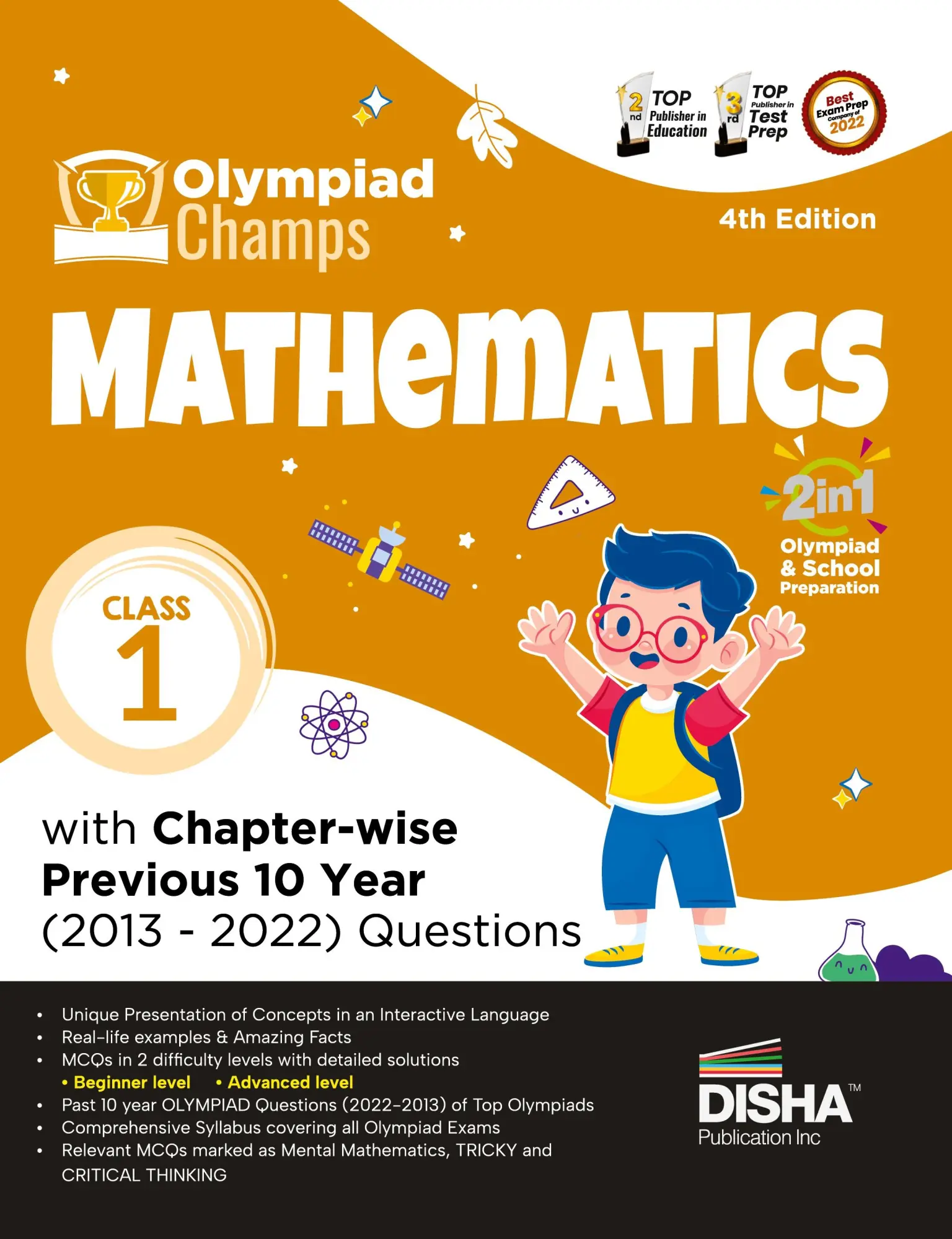 Cover: 9789355643964 | Olympiad Champs Mathematics Class 1 with Chapter-wise Previous 10...