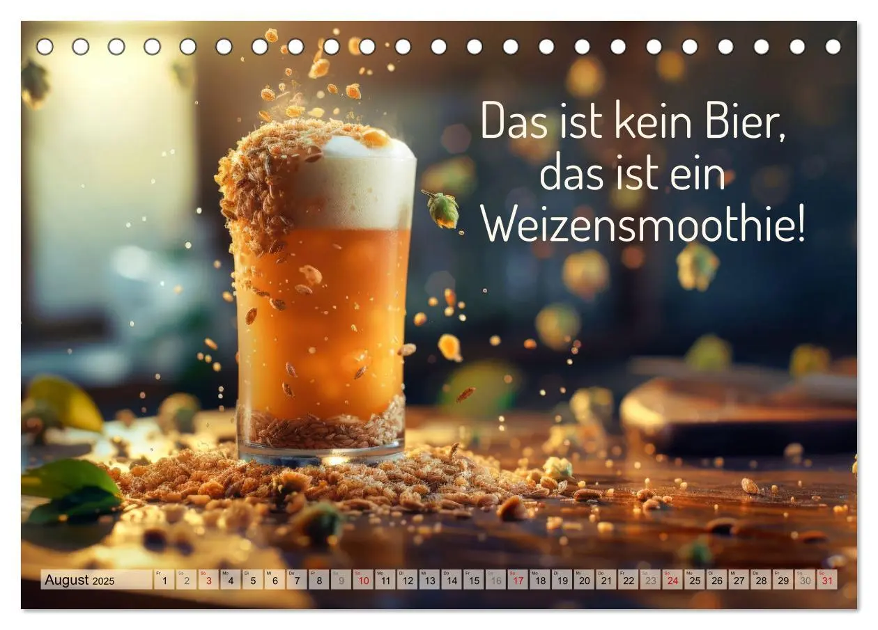Bild: 9783383784064 | Ich brauch mehr Vitamin Bier (Tischkalender 2025 DIN A5 quer),...