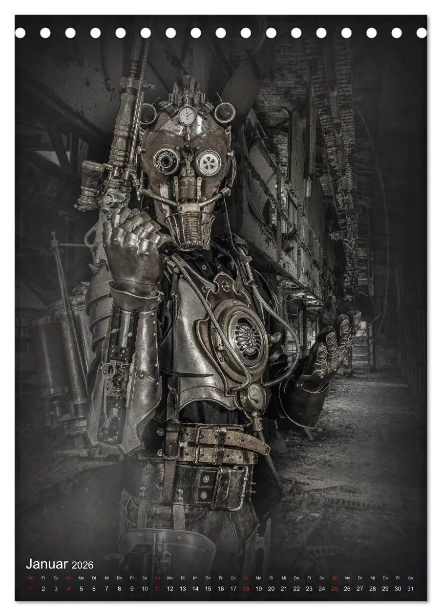 Bild: 9783516434064 | Steampunk Artwork (Tischkalender 2026 DIN A5 hoch), CALVENDO...