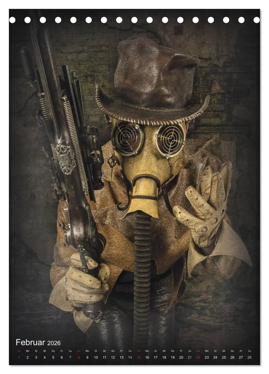 Bild: 9783516434064 | Steampunk Artwork (Tischkalender 2026 DIN A5 hoch), CALVENDO...