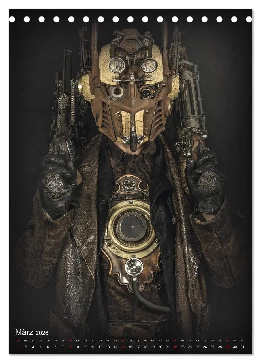 Bild: 9783516434064 | Steampunk Artwork (Tischkalender 2026 DIN A5 hoch), CALVENDO...