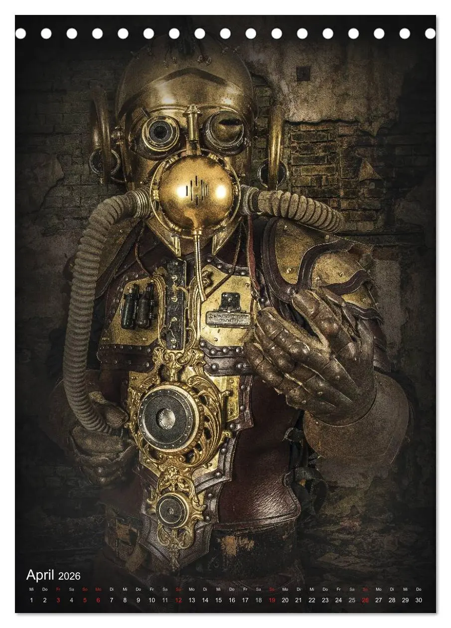 Bild: 9783516434064 | Steampunk Artwork (Tischkalender 2026 DIN A5 hoch), CALVENDO...