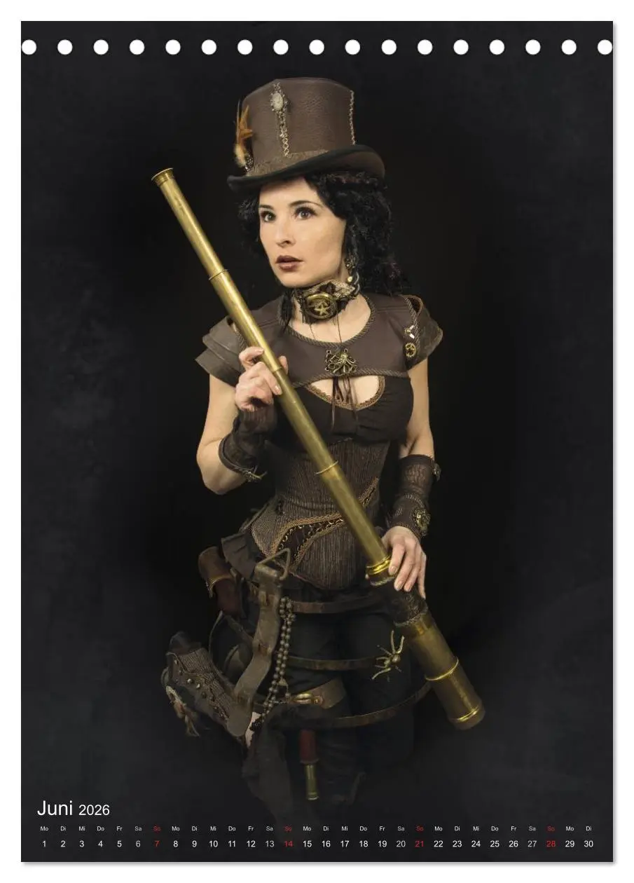 Bild: 9783516434064 | Steampunk Artwork (Tischkalender 2026 DIN A5 hoch), CALVENDO...