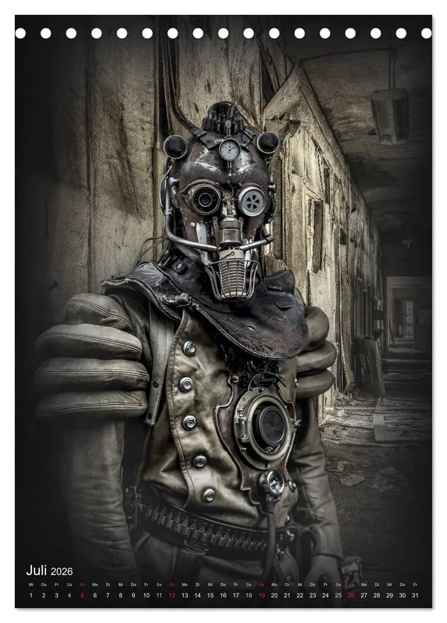 Bild: 9783516434064 | Steampunk Artwork (Tischkalender 2026 DIN A5 hoch), CALVENDO...