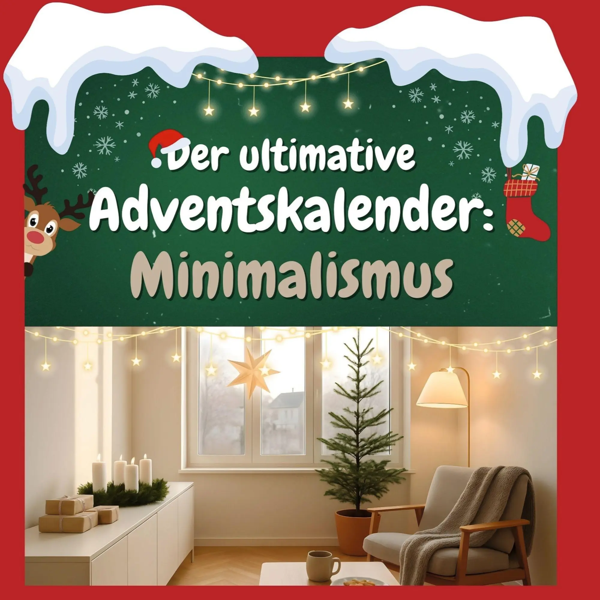 Cover: 9783695324064 | Der ultimative Adventskalender: Minimalismus | Das ideale Geschenk