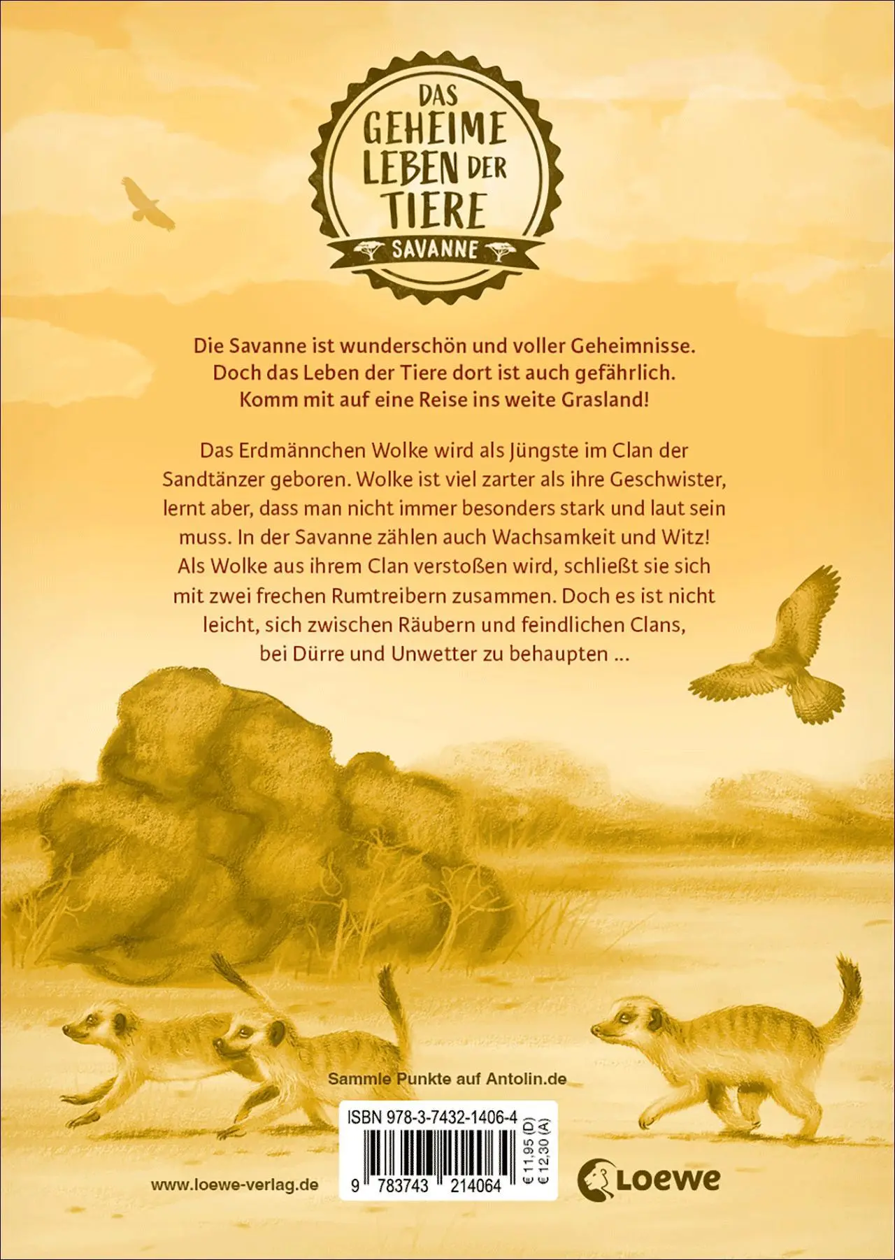 Rückseite: 9783743214064 | Das geheime Leben der Tiere (Savanne) - Erdmännchen, Wächter der...