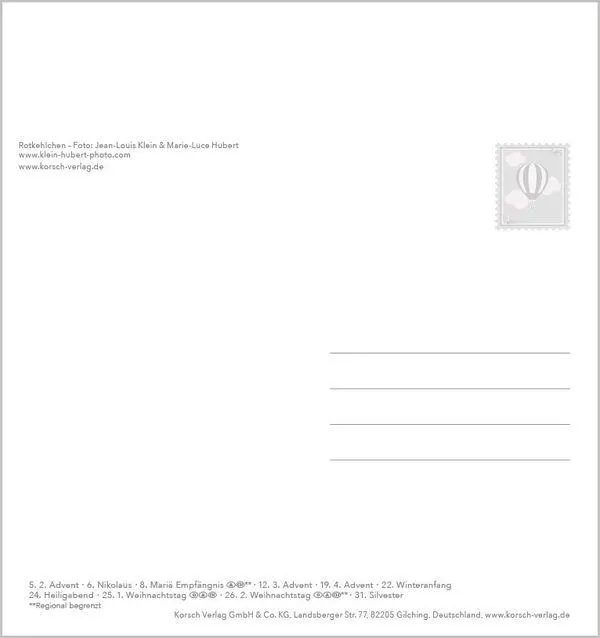 Bild: 9783819304064 | Vögel unserer Heimat 2027 | Verlag Korsch | Kalender | 13 S. | Deutsch