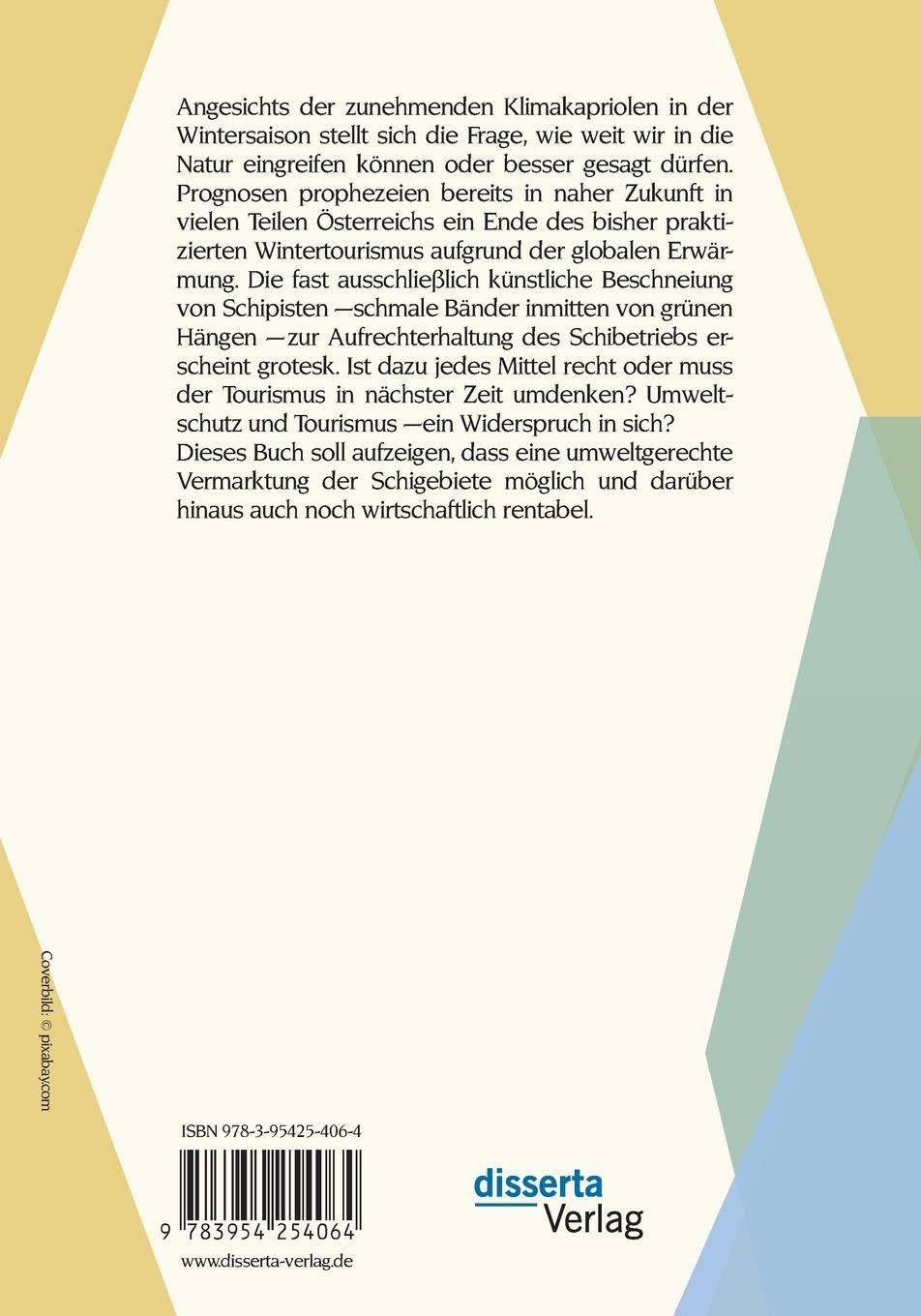Rückseite: 9783954254064 | Nachhaltiger Wintertourismus im österreichischen Alpenraum:...