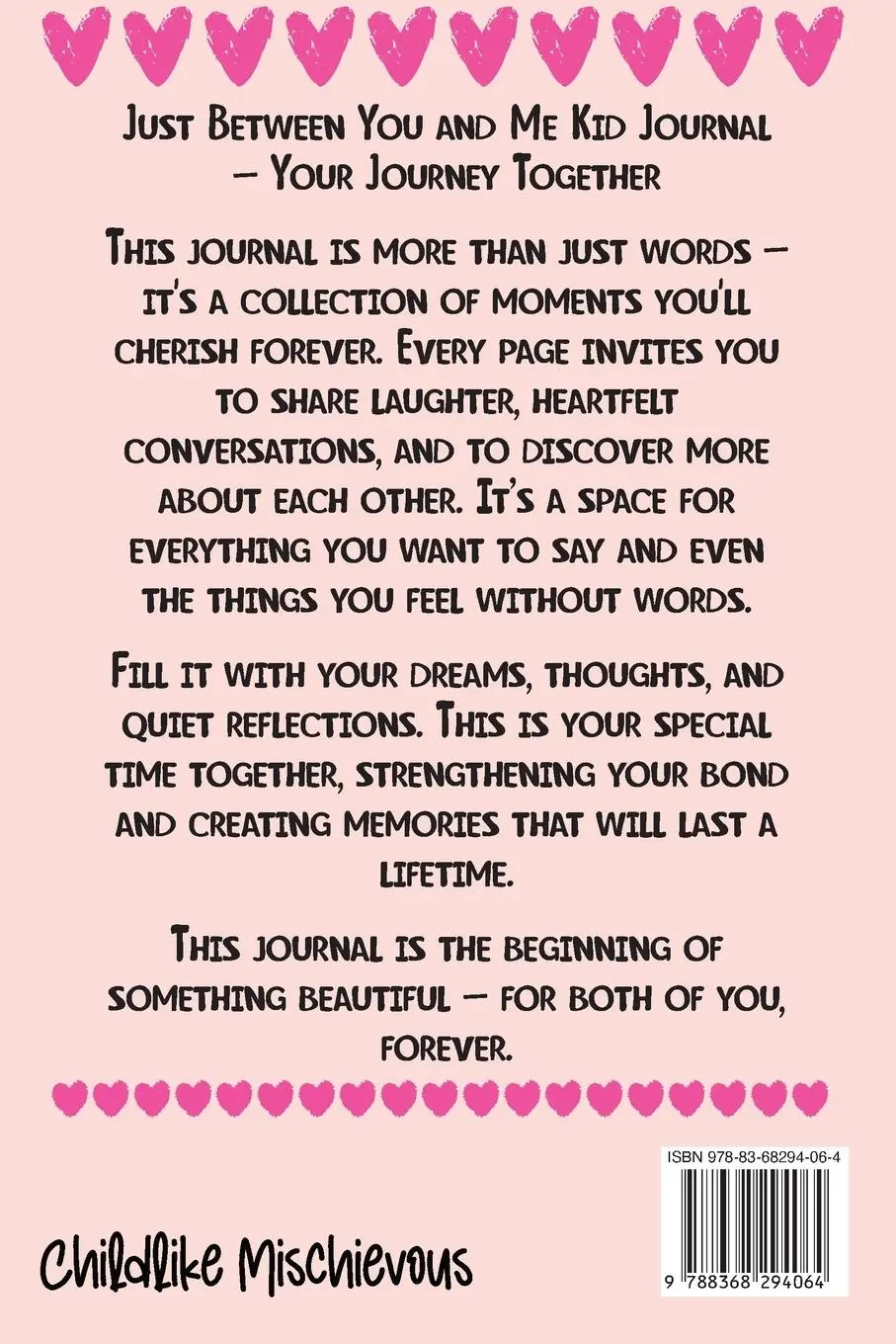 Rückseite: 9788368294064 | Just Between You and Me Kid Journal | Childlike Mischievous | Buch