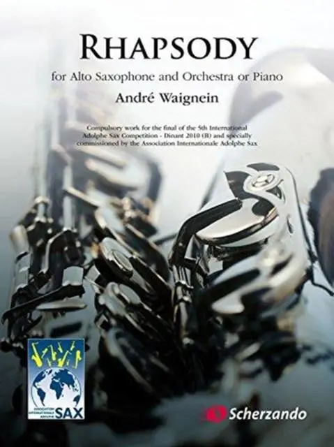 Cover: 9789043134064 | Rhapsody | For Alto Saxophone and Orchestra or Piano | UNKNOWN | Buch