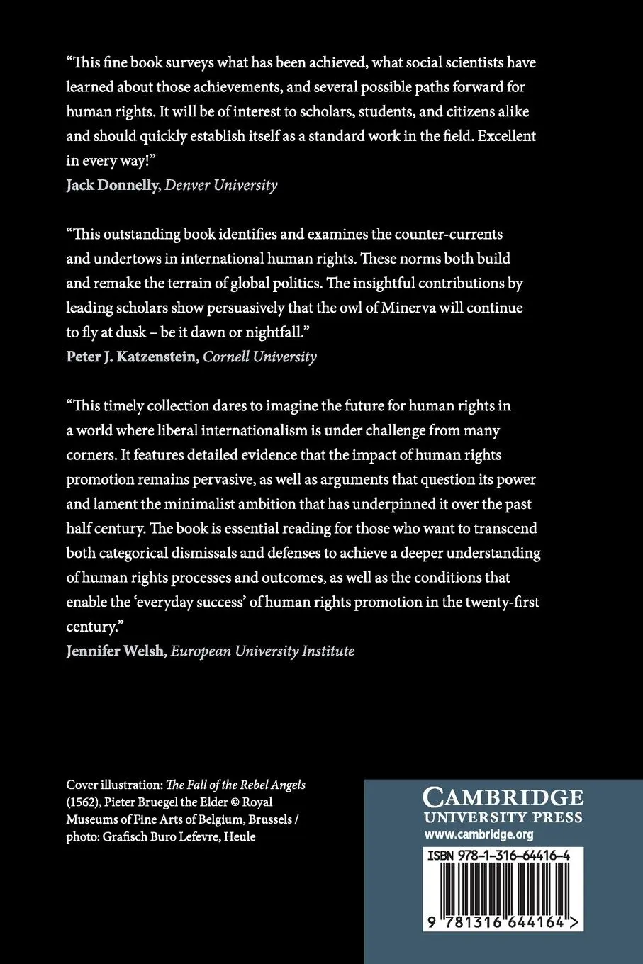 Rückseite: 9781316644164 | Human Rights Futures | Stephen Hopgood (u. a.) | Taschenbuch | 2018