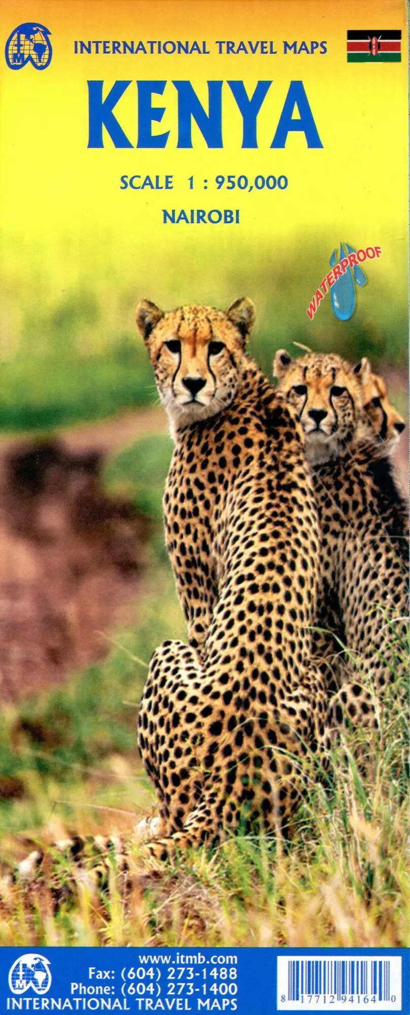 Cover: 9781771294164 | Kenya | 1:920000 | (Land-)Karte | International Travel Map | Englisch