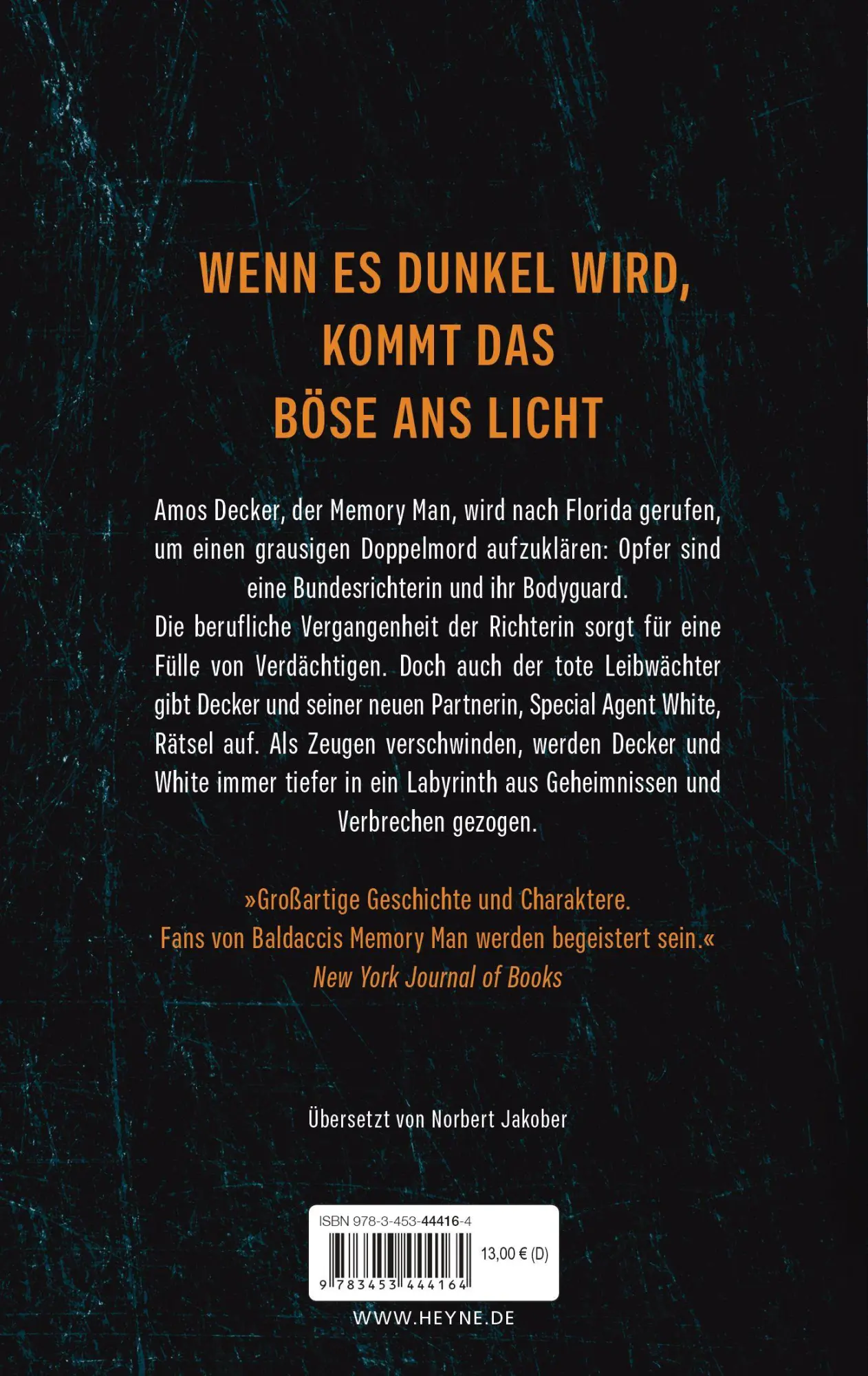 Bild: 9783453444164 | Long Shadows | Thriller | David Baldacci | Taschenbuch | 512 S. | 2026