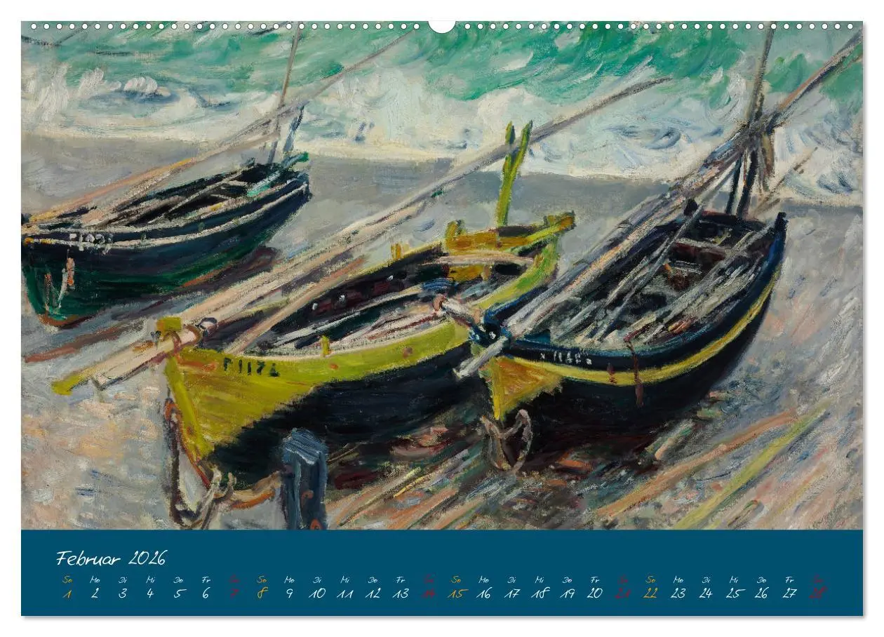 Bild: 9783457264164 | Typisch Monet (hochwertiger Premium Wandkalender 2026 DIN A2 quer),...
