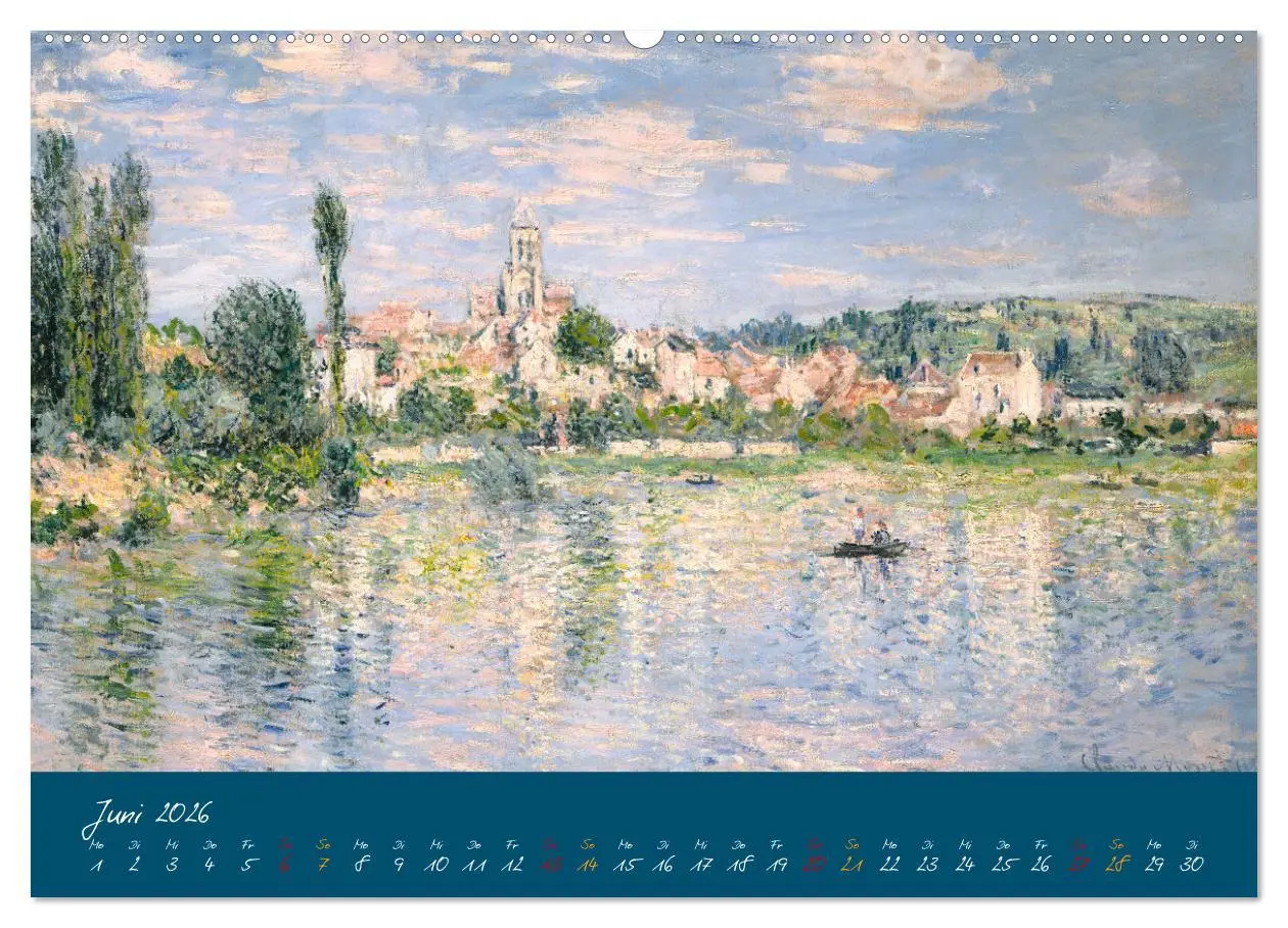 Bild: 9783457264164 | Typisch Monet (hochwertiger Premium Wandkalender 2026 DIN A2 quer),...
