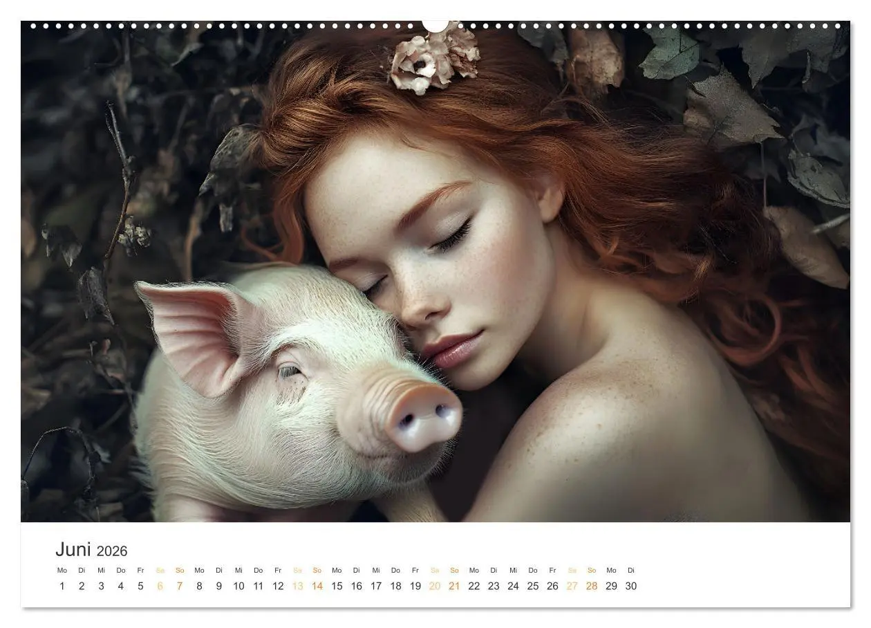 Bild: 9783457334164 | Magische Tierliebe (hochwertiger Premium Wandkalender 2026 DIN A2...