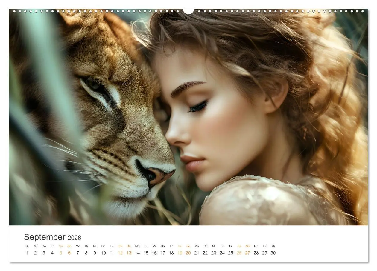 Bild: 9783457334164 | Magische Tierliebe (hochwertiger Premium Wandkalender 2026 DIN A2...