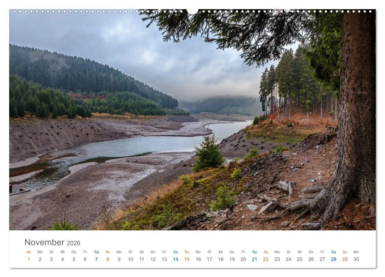 Bild: 9783457404164 | Rennsteig - Weitwanderweg (Wandkalender 2026 DIN A2 quer), CALVENDO...