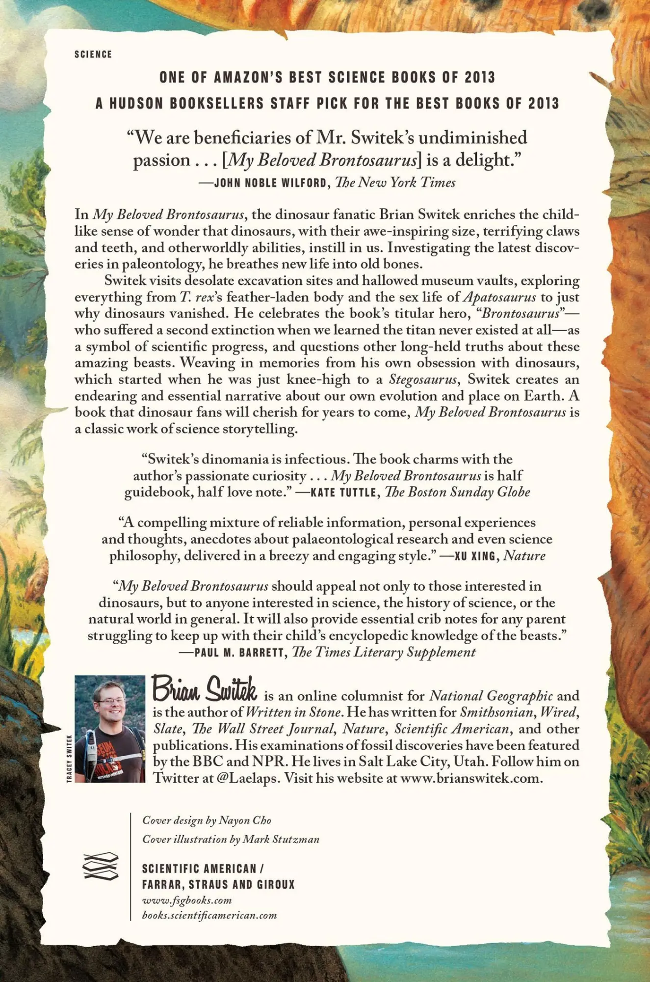 Rückseite: 9780374534264 | My Beloved Brontosaurus | Brian Switek | Taschenbuch | Englisch | 2014