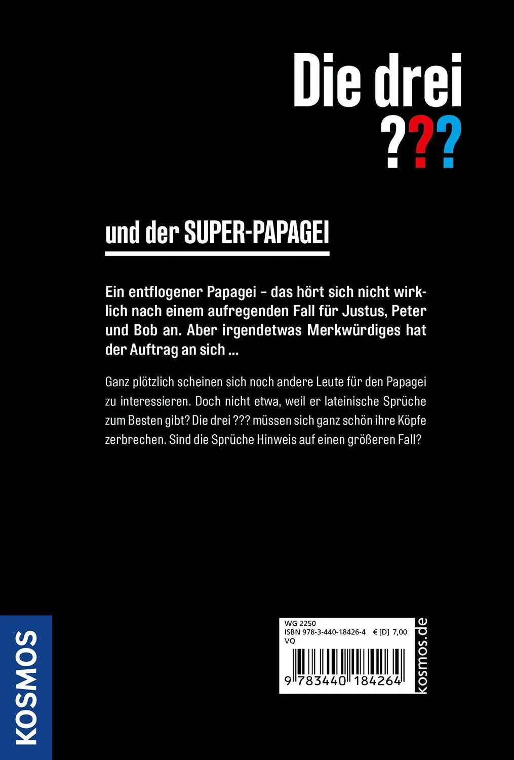 Bild: 9783440184264 | Die drei ??? und der Super-Papagei | Robert Arthur | Taschenbuch