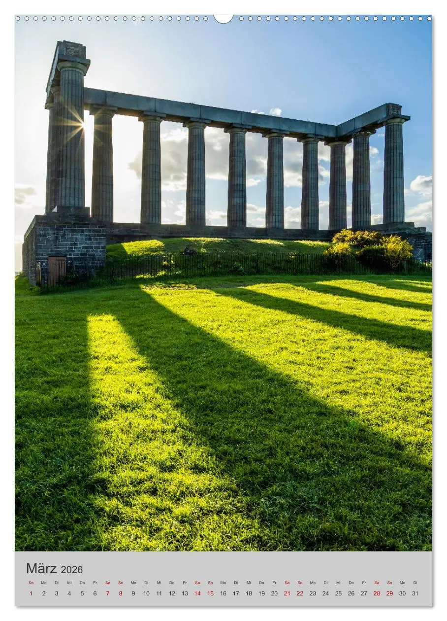 Bild: 9783516344264 | EDINBURGH Historisches Stadtherz (Wandkalender 2026 DIN A2 hoch),...