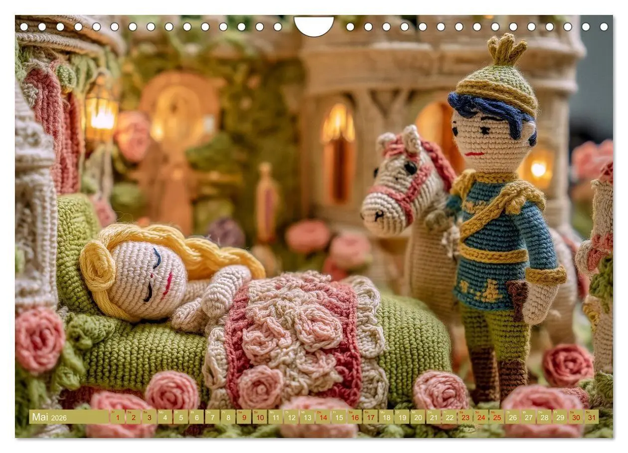 Bild: 9783516654264 | Amigurumi Märchenstunde nach den Gebrüdern Grimm (Wandkalender 2026...