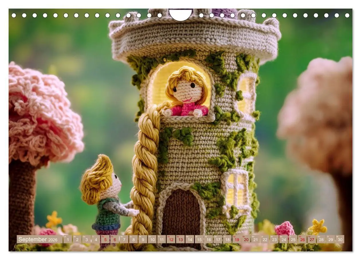 Bild: 9783516654264 | Amigurumi Märchenstunde nach den Gebrüdern Grimm (Wandkalender 2026...