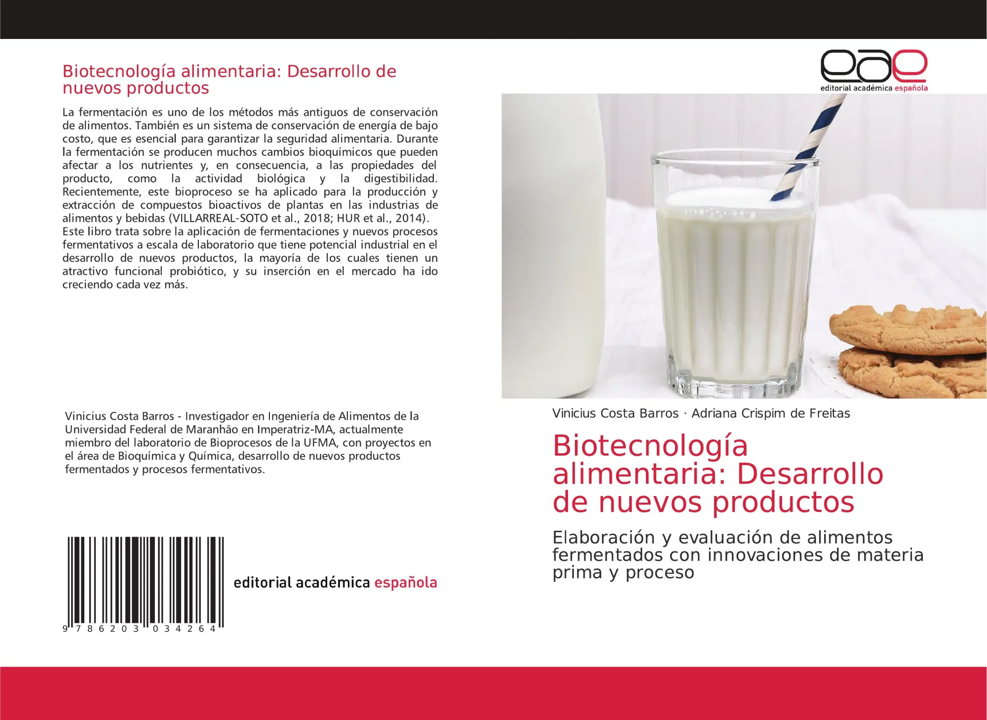 Cover: 9786203034264 | Biotecnología alimentaria: Desarrollo de nuevos productos | Buch