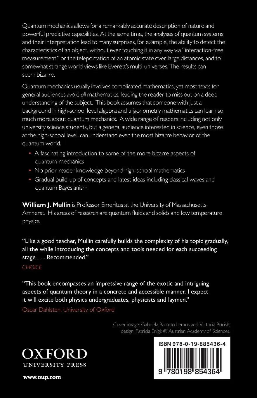 Rückseite: 9780198854364 | Quantum Weirdness | William J Mullin | Taschenbuch | Englisch | 2020