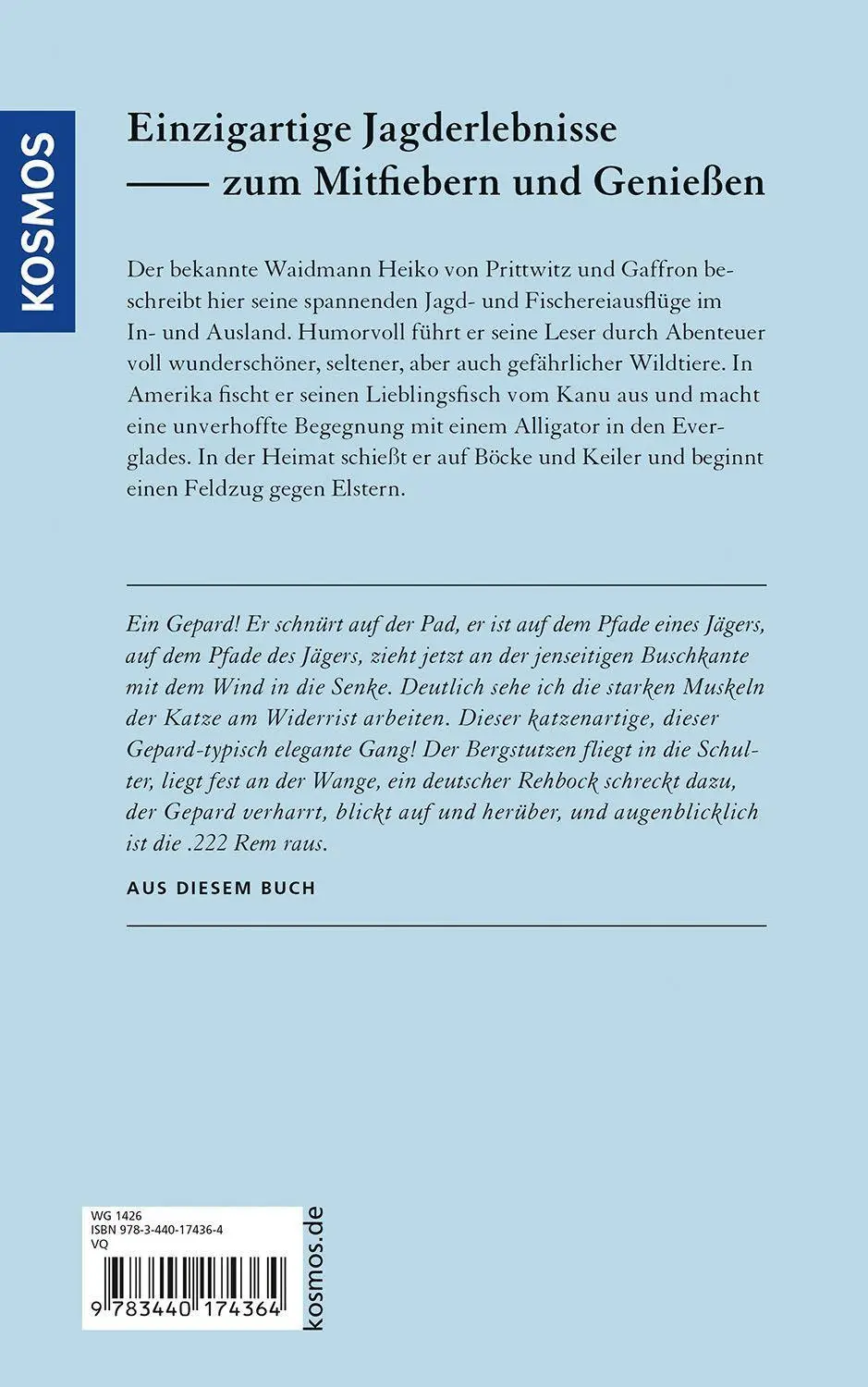 Bild: 9783440174364 | Pfade eines Jägers | Heiko von Prittwitz und Gaffron | Buch | 224 S.